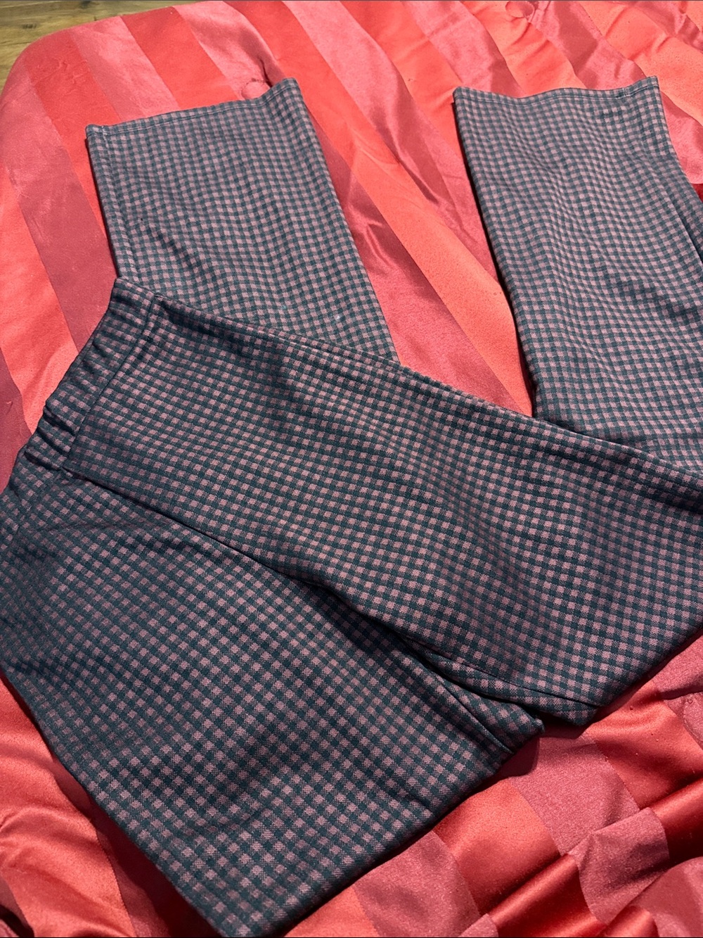 Windsor Black and Pink Micro-Check Leggings